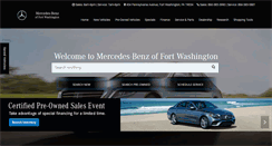 Desktop Screenshot of mercedes-benz-fort-washington.com